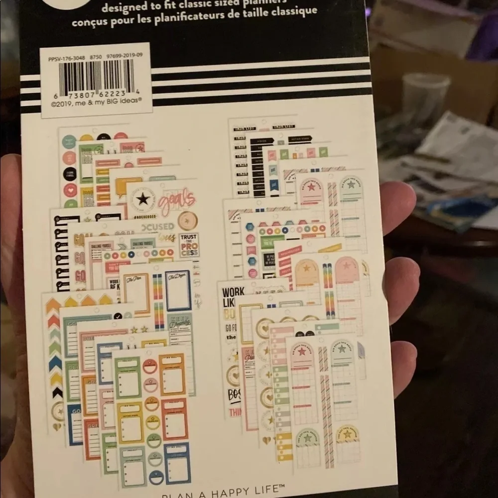 The Classic Happy Planner Goals Value Pack Stickers 683 NEW